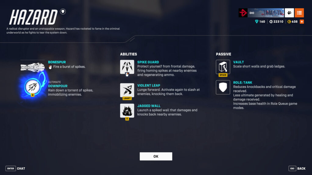 Spike Guard is one of Hazard's abilities in Overwatch 2