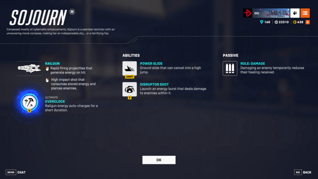 Railgun refers to Sojourn's primary fire