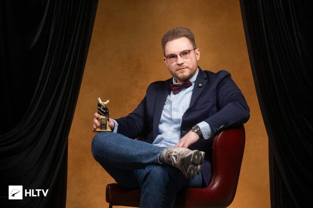 Ohnepixel won the Streamer of the Year Award at the HLTV Award show.