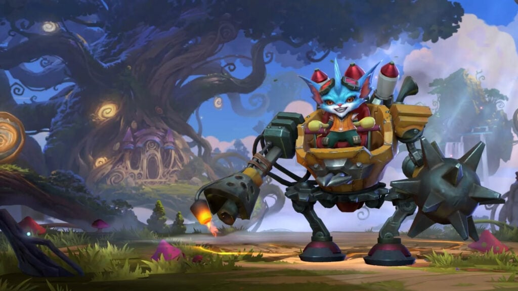 Rumble in Wild Rift champion loading screen