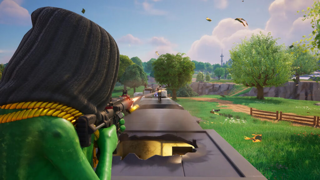 Fortnite Lawless trailer train 1