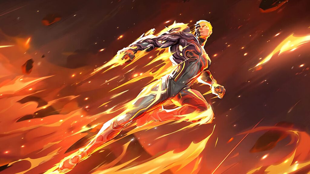 All launch skins for Human Torch in Marvel Rivals