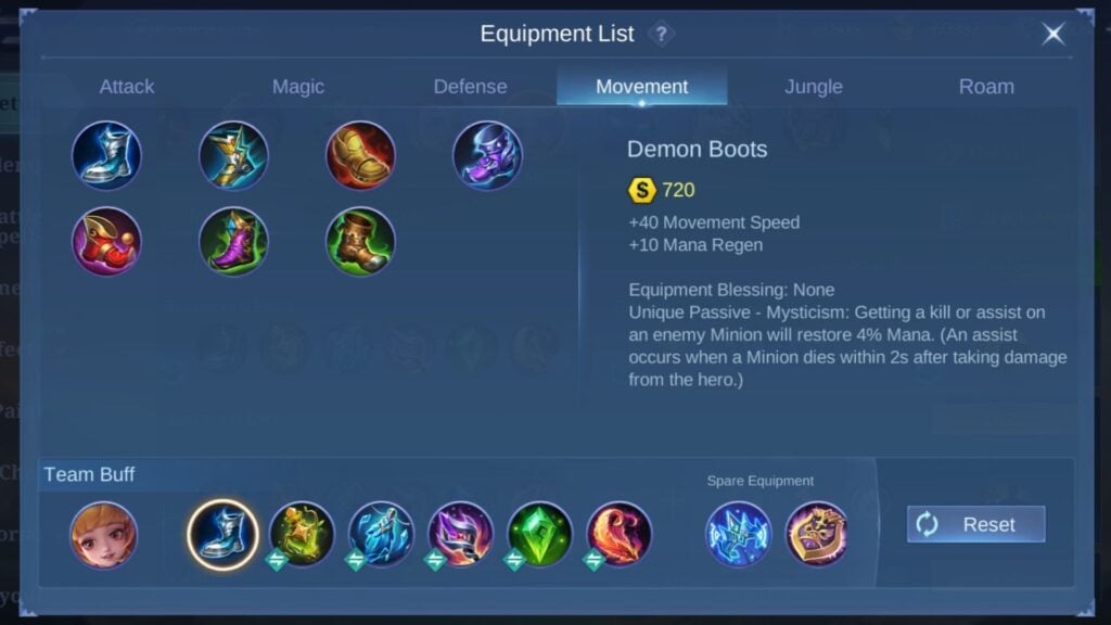 Angela Recommended Item Build in MLBB