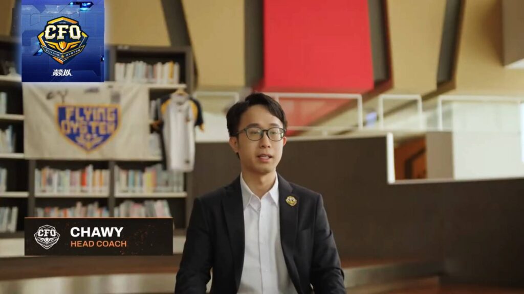It’s a photo of League of Legends esports coach Chawy from the team CTBC Flying Oyster.