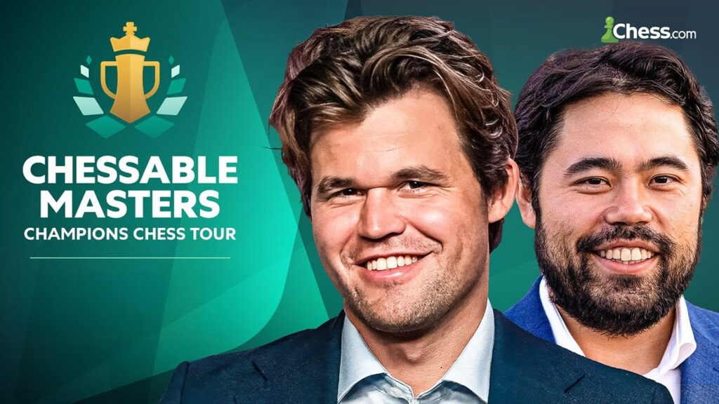 Carlsen v Nakamura in Chessable Masters 2025 Final for EWC slot