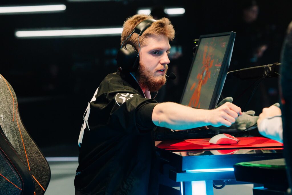 Demon1 of Leviatán competes onstage during Week 1 Day 4 of 2025 VCT Americas Kickoff at the Riot Games Arena on January 19, 2025.