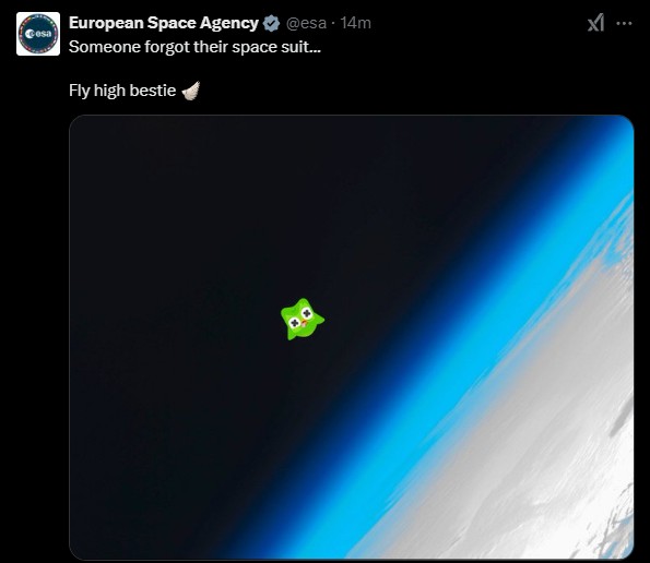 European Space Agency Duolingo