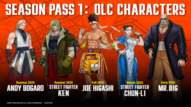 FATAL FURY: City of the Wolves DLC reveals Andy, Chun-Li, Ken, and more at Evo Awards 2025