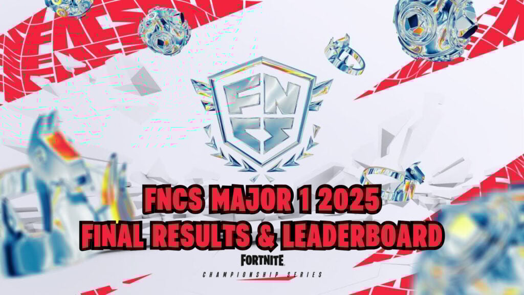 FNCS Major 1 2025 Grand Finals: Final results and leaderboard