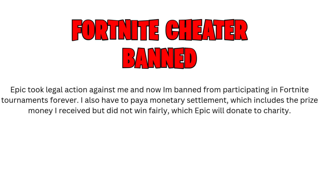Fortnite bans, sues, and forces apology from pro player RepulseGod over FNCS account sharing scandal