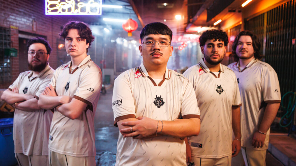 G2 Esports, who plays T1, in a promo before VALORANT Masters Bangkok.
