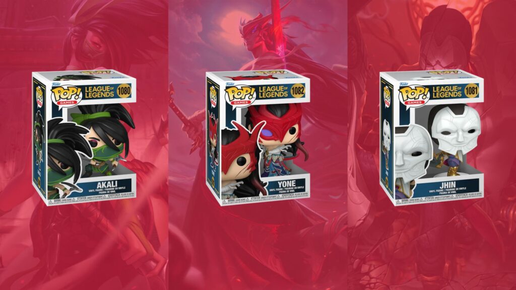 GG, wallet — Yone, Akali, and Jhin League of Legends Funko Pops are here!