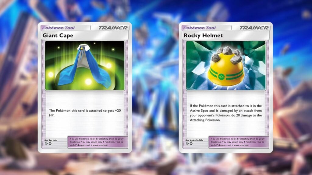 Pokemon Tools needed for the Lickilicky ex deck - Giant Cape and Rocky Helmet