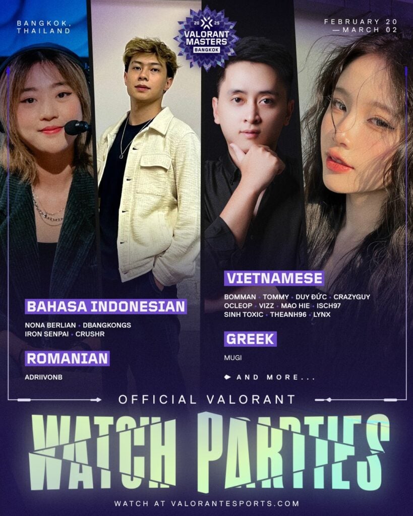 VALORANT Masters Bangkok Co-Streams
