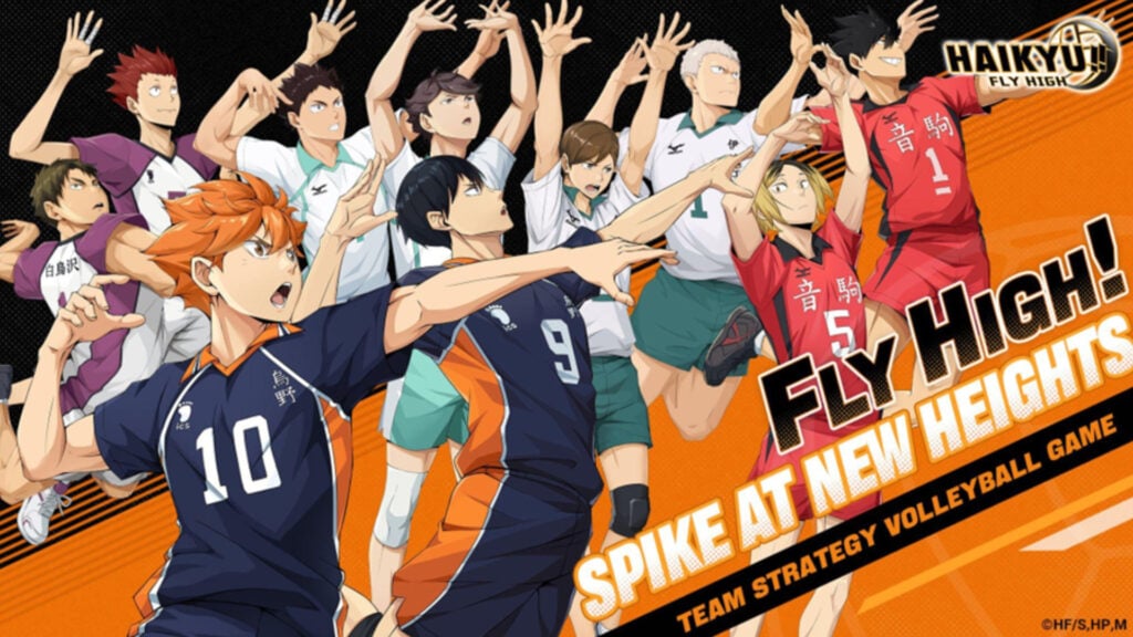 HAIKYU!! FLY HIGH volleyball mobile RPG is now open for pre-registration