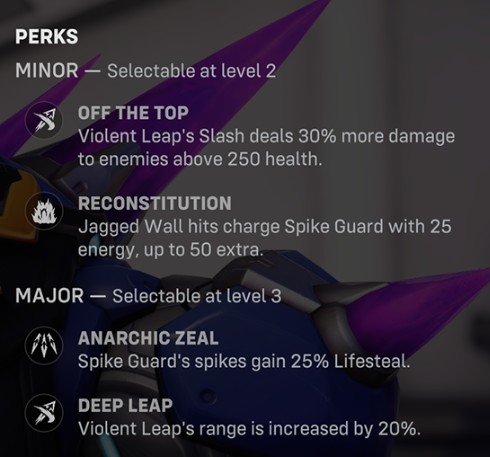 Hazard Perks