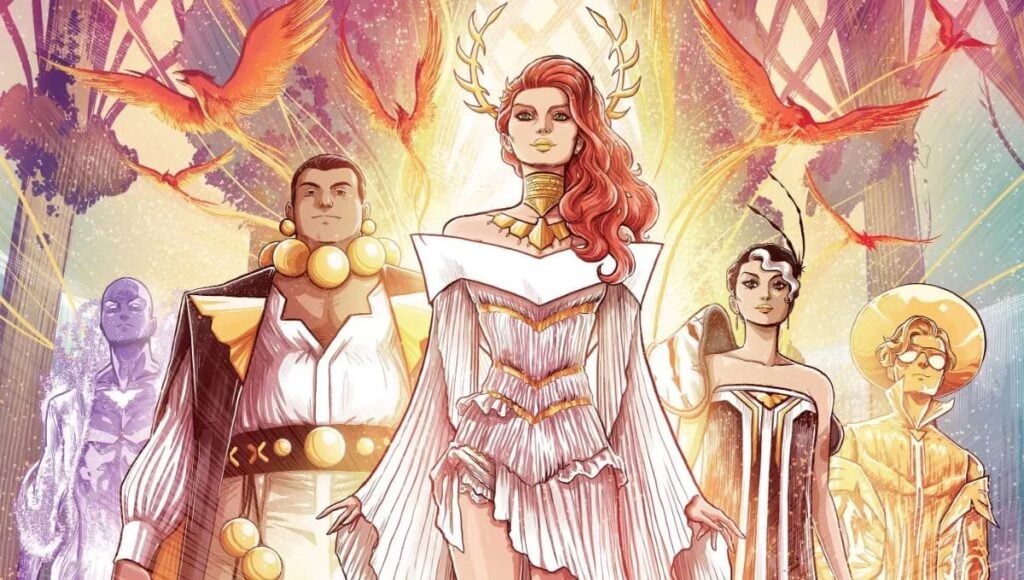 Mutants arrive at the Hellfire Gala.