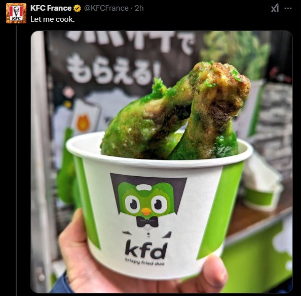 Kentucy Fried Chicken Duolingo