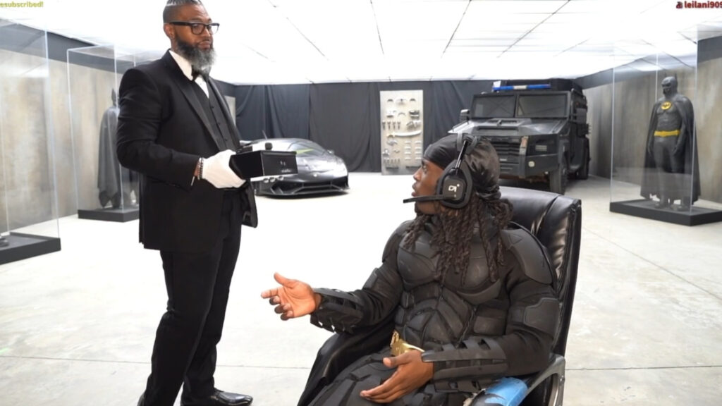 Kai Cenat Batman Arkham