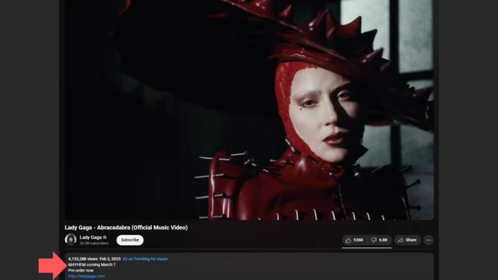 Lady Gaga MAYHEM release date 