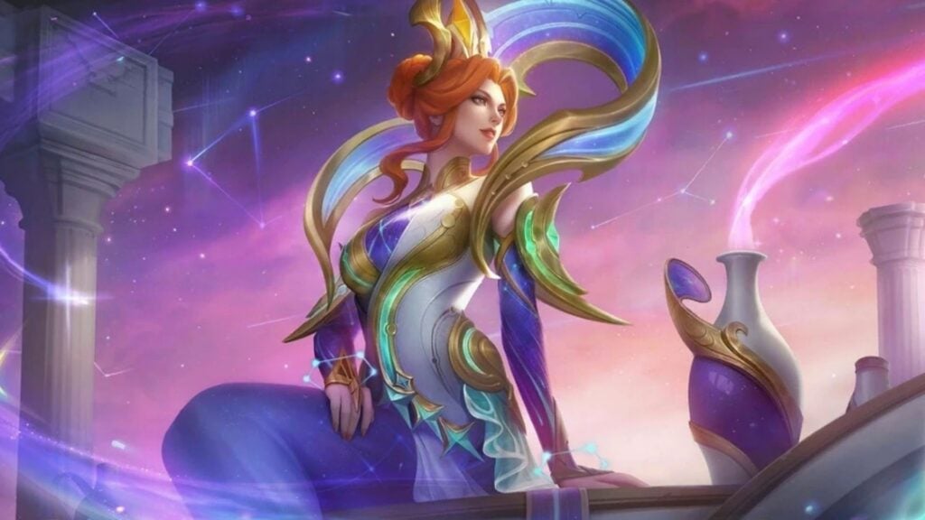 MLBB Aurora Aquarius Zodiac skin