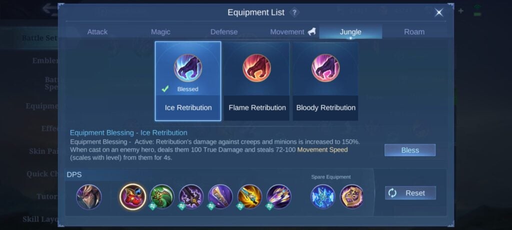 MLBB Hanzo Revamp Item Build