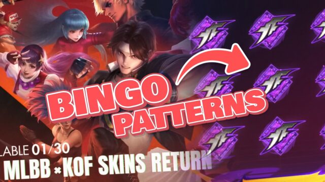 MLBB x KOF Encore 2026: List of bingo patterns