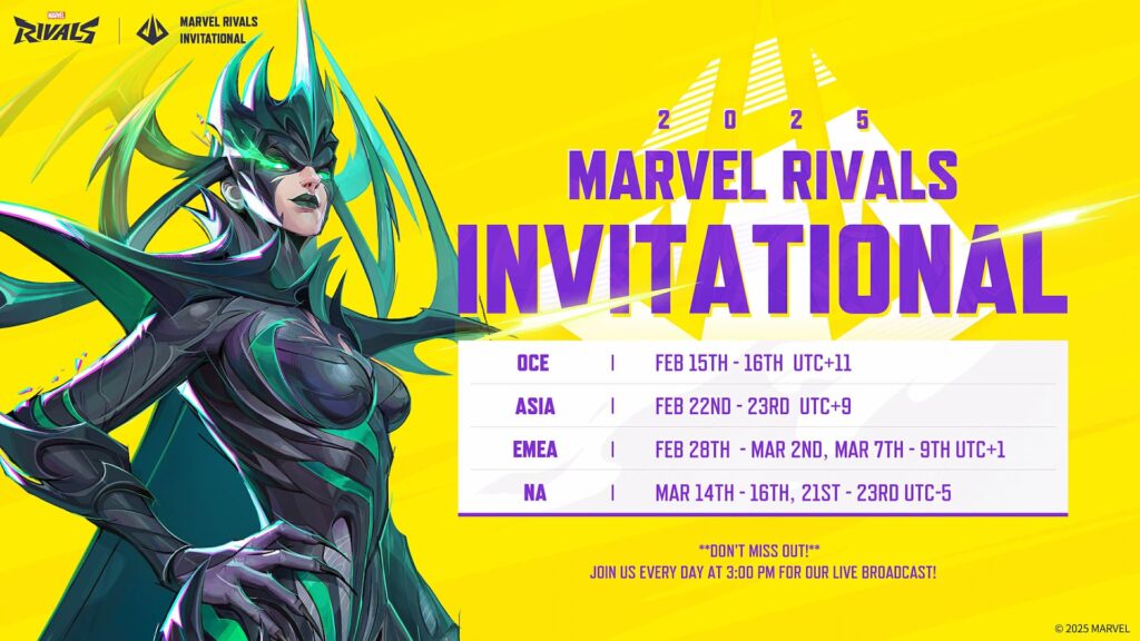 Marvel Rivals Invitational 2025 goes global, here's all you need to know