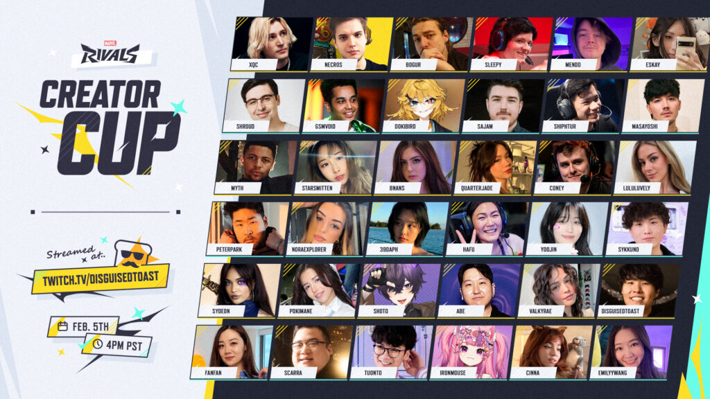 The Marvel Rivals Creator Cup graphic (Image via X/DisguisedToast)