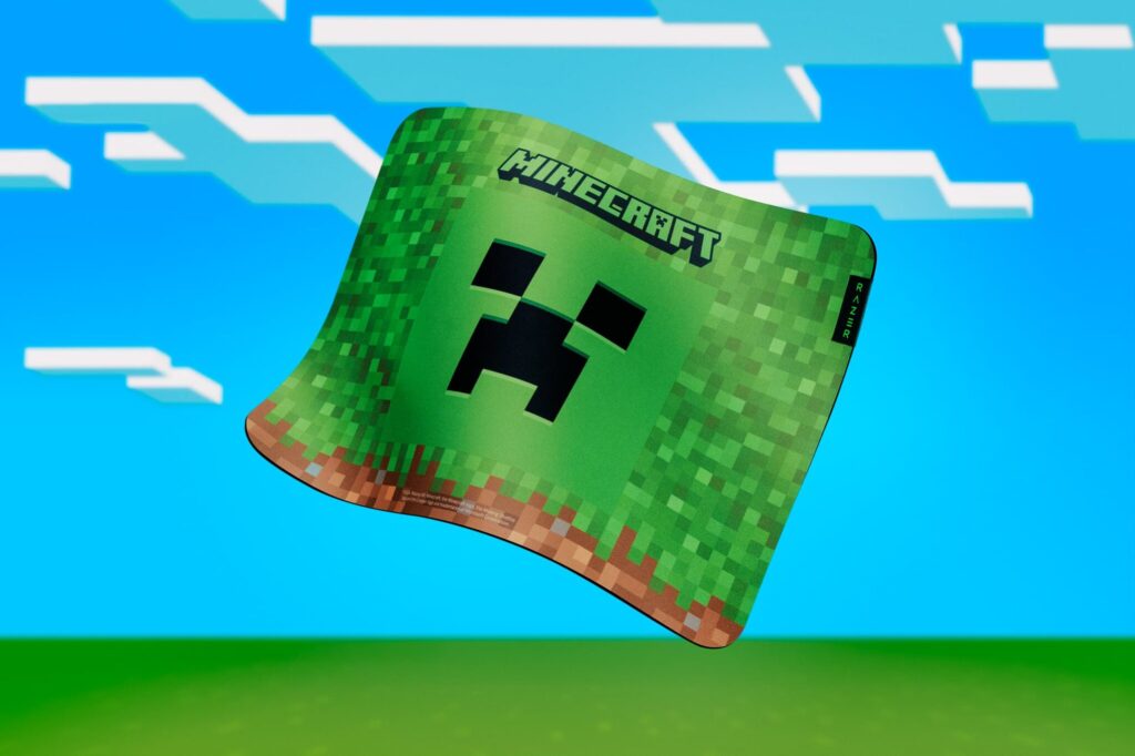 The Razer x Minecraft Gigantus mousepad