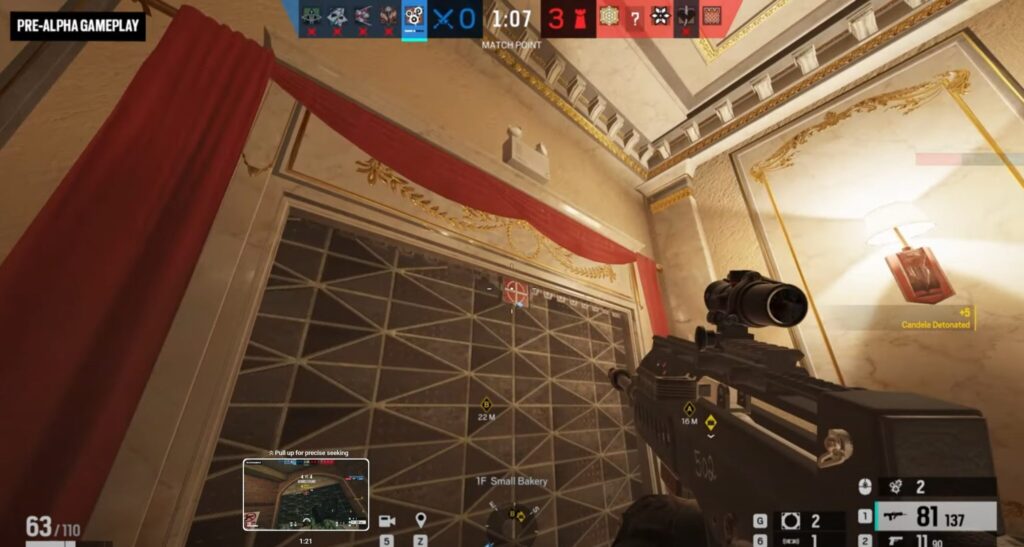 The doorways are bulletproof, but can be blown apart by explosions.