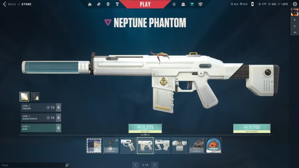 Neptune 2.0 Phantom in VALORANT