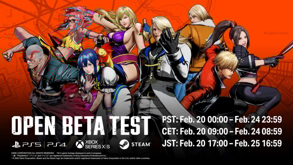FATAL FURY City of the Wolves beta test characters