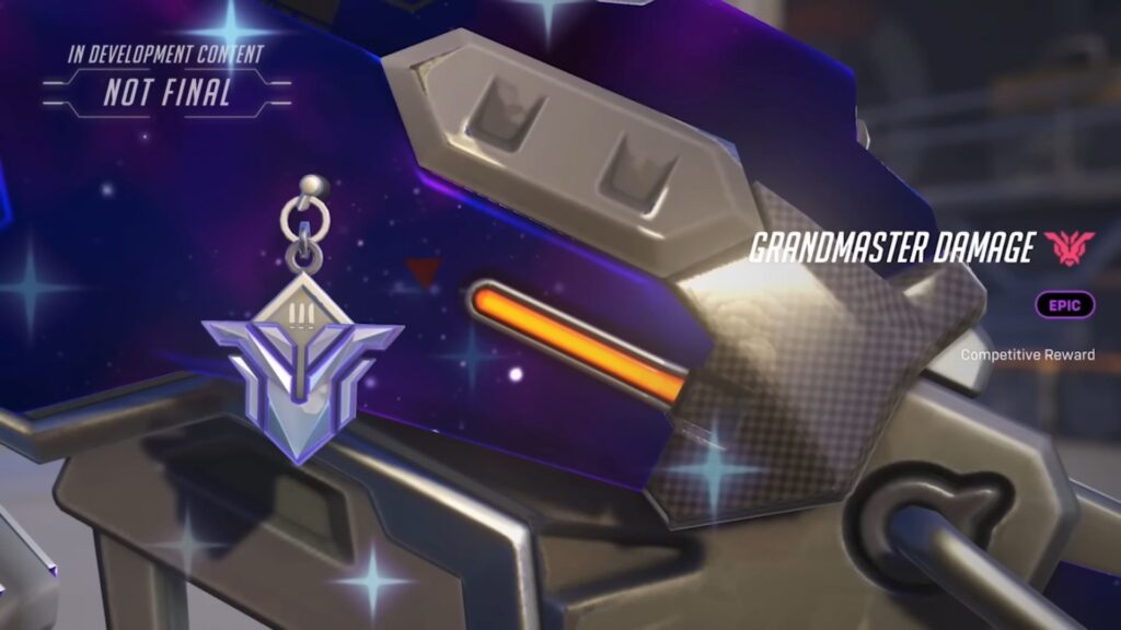 Competitive Overwatch 2 weapon charms