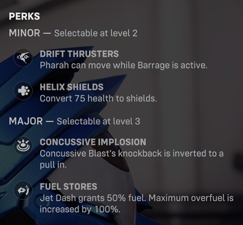 Pharah Perks