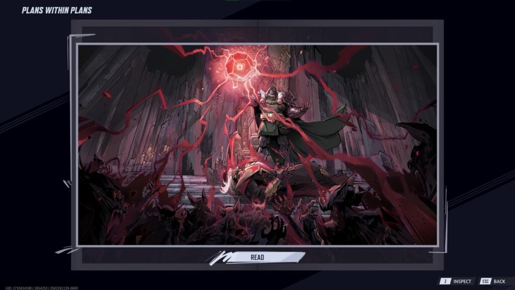 The Plan Within Plans gallery card in Marvel Rivals.