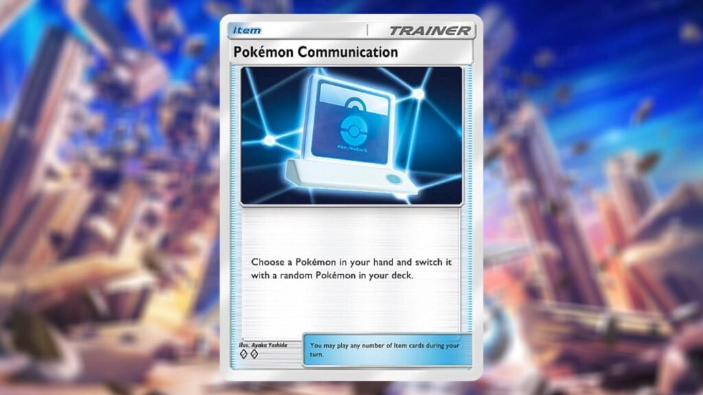 Pokémon Communication Item card