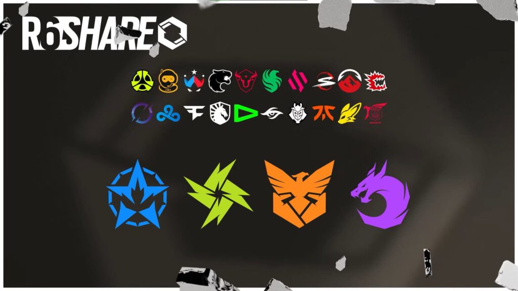 All partnered teams for Rainbow Six esports in 2025 format