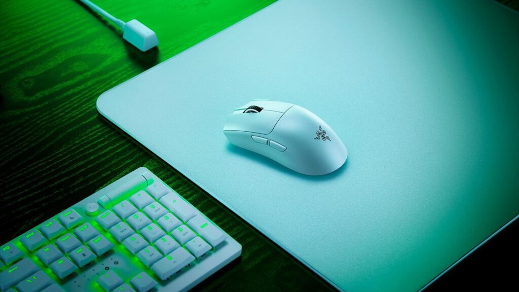 The white variant of the mouse.