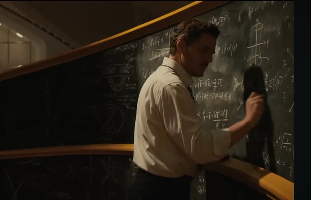 Reed Richards in the trailer for The Fantastic Four: First Steps.