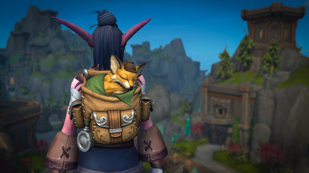 Reven's Comfy Carrier transmog backpack 