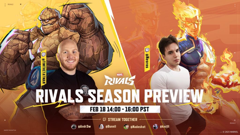 The preview event for the second half of Marvel Rivals Season 1.
