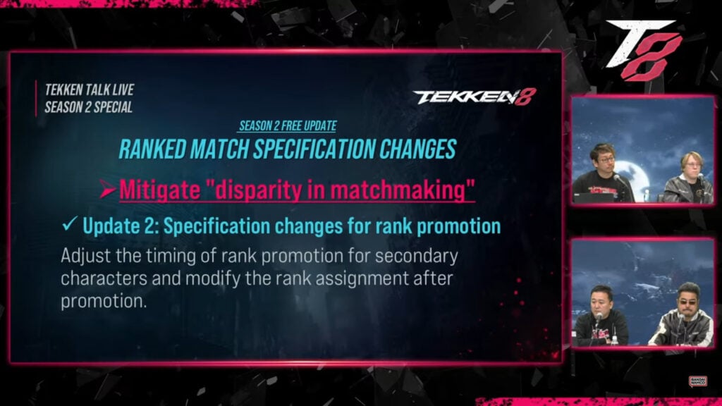 Big ranked changes in TEKKEN 8 Season 2: Rank promotion changes