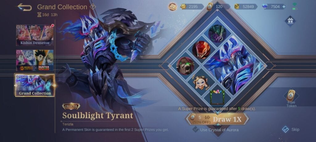 Terizla “Soulblight Tyrant.” Collector Skin (Source: esports.gg)