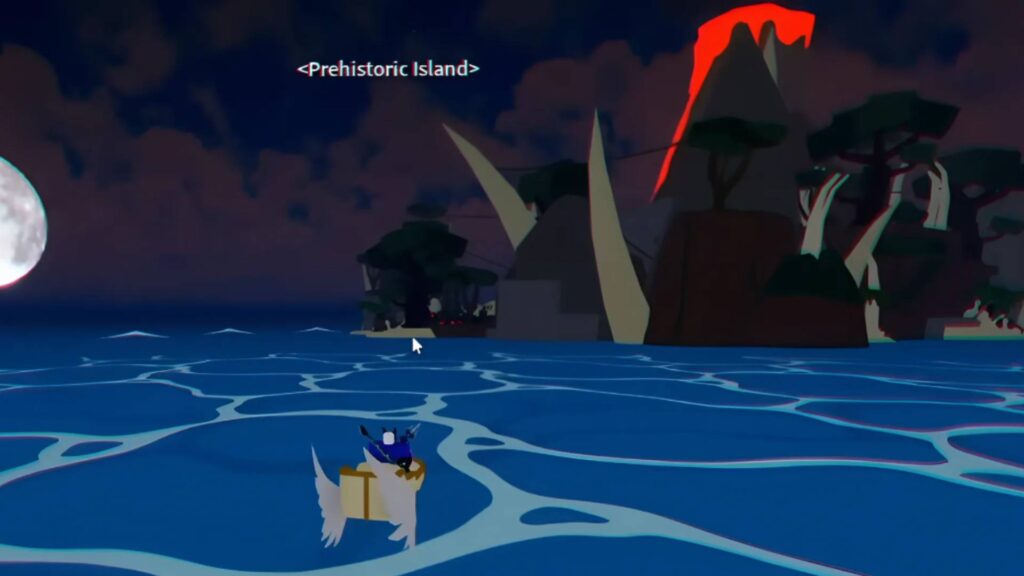 The Prehistoric Island spawns in Sea Danger Level 6