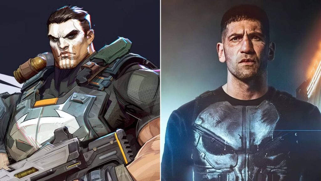 The Punisher in Marvel Rivals and in the TV series.