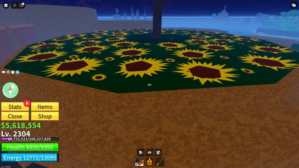 The spot where Diamond spawns