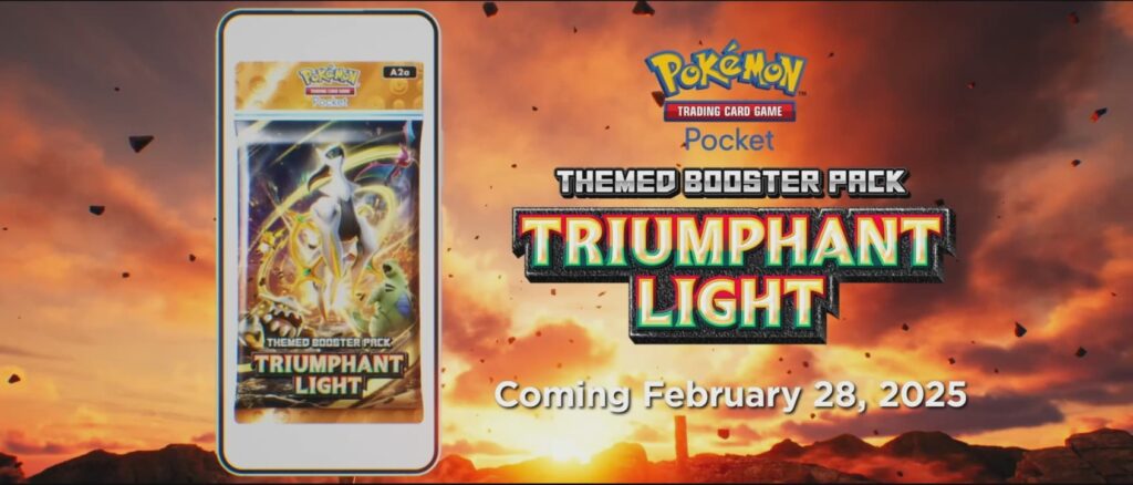 Pokémon Present confirms Triumphant Light booster pack for TCG Pocket