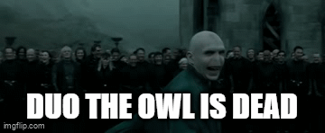 Voldemort laugh Duolingo