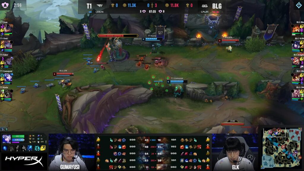 Old HUD for general gameplay (Image via LoL Esports)